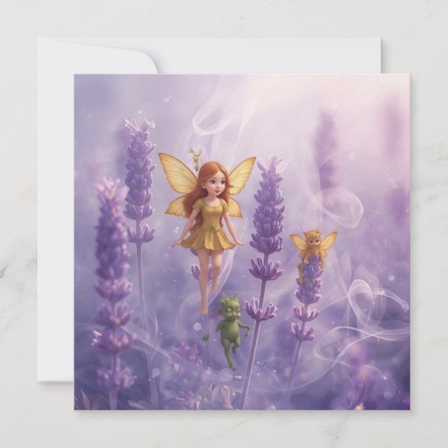 Whimsy Among the Purple Blooms (Anverso)