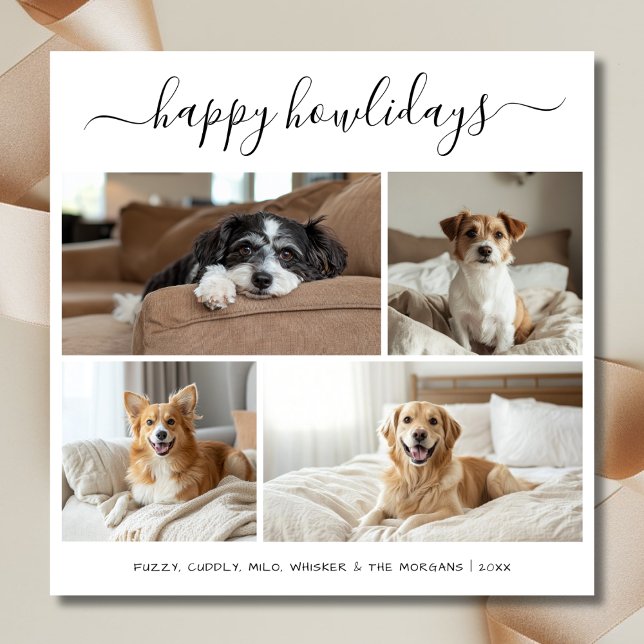 Whimsy Script Feliz Navidad de Perros de Howlidays (Subido por el creador)