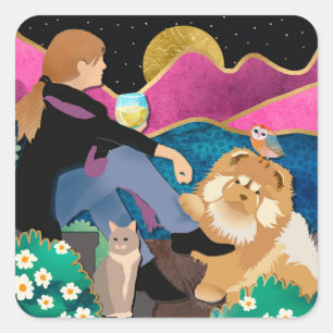 WHINE with ME mastica pegatinas