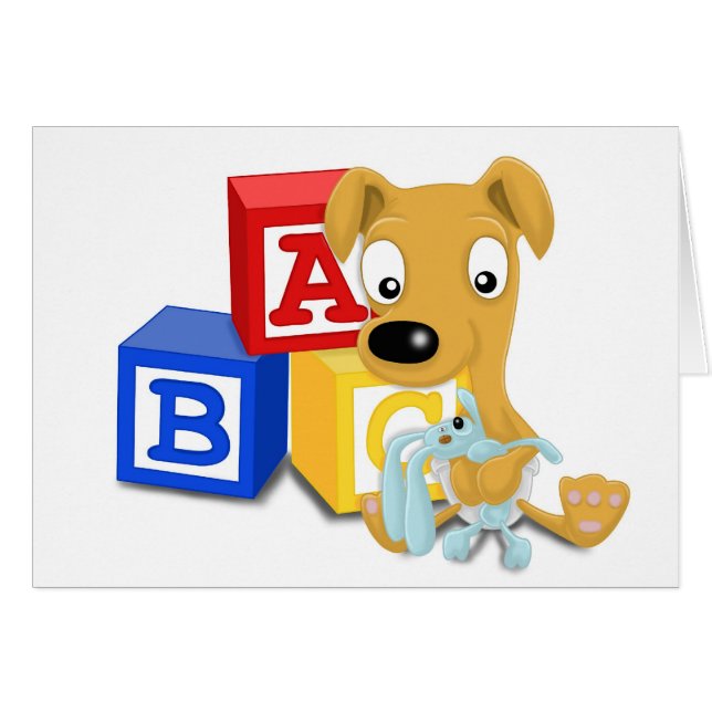 whippet del bebé y conejito mimoso (Anverso (Horizontal))