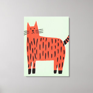 Whiskers of Love - Lienzo para los amantes del gat