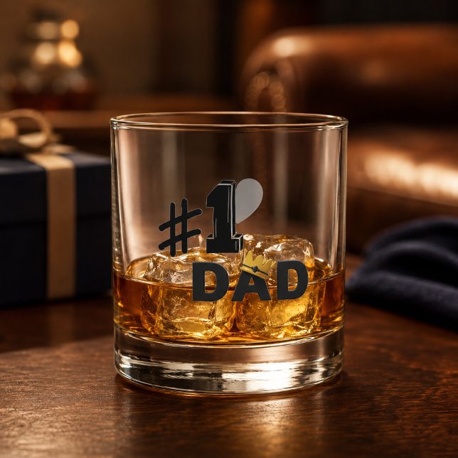 Whiskey #1 Papá Vaso de Whisky Personalizado (Subido por el creador)