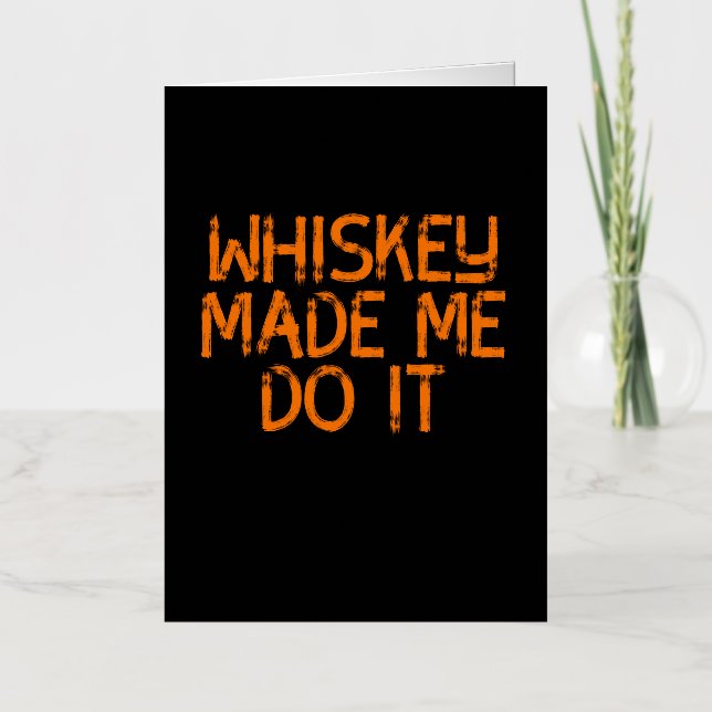 Whiskey Bourbon ayuda a alcohol con regalo de TShi (Anverso)