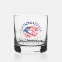 Dios Bendiga América - Vaso de Rocas