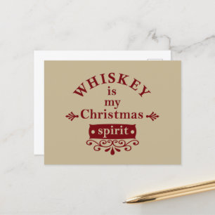 Whiskey es mi espíritu navidad