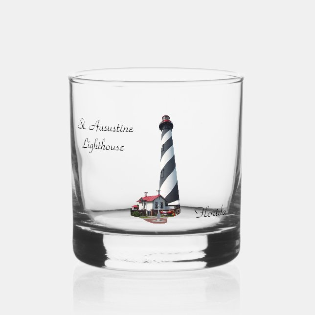 Whiskey Faro de St. Augustine vaso de roca (Anverso)