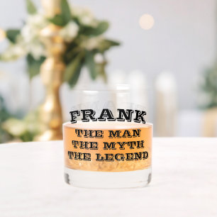 Whiskey La leyenda del mito del hombre, el vaso de whisky