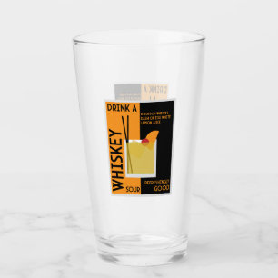 Whiskey Sour Cocktail Napkin