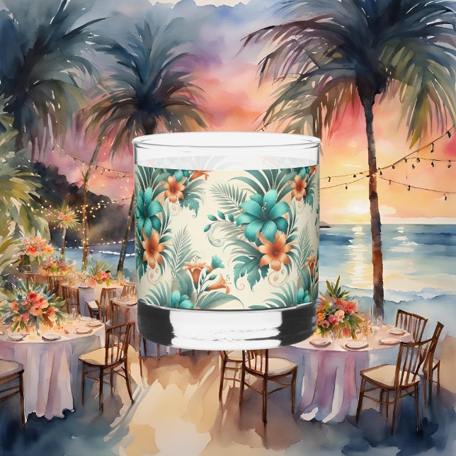 Whiskey Vaso de Roca con Iridescencia Tropical Ligera (Subido por el creador)