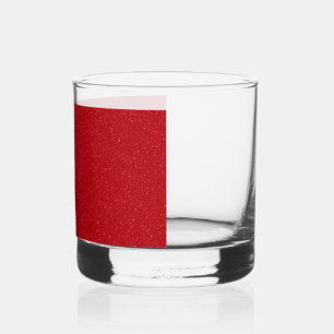 Whiskey Vaso de Roca de Media Envoltura Rojo Tomate Person