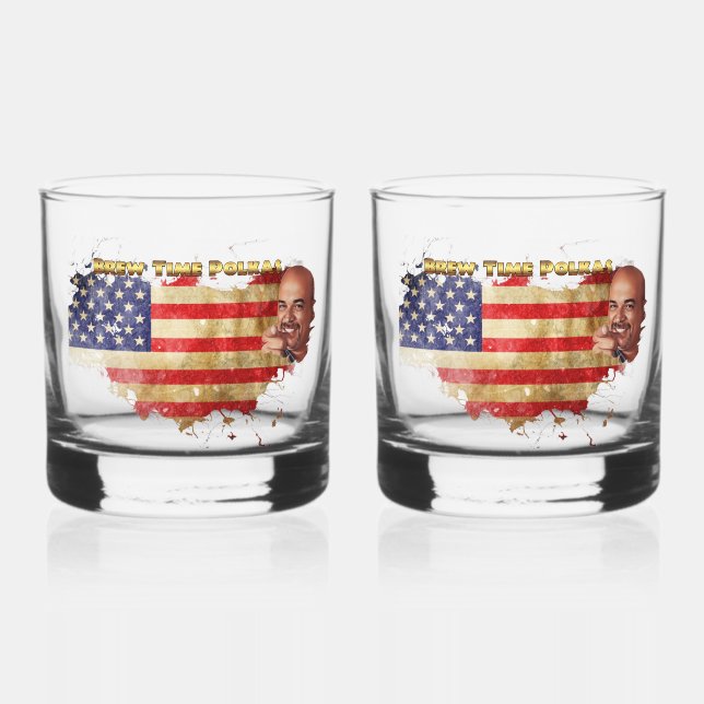 Whiskey Vaso de Whisky Brew Time Polkas (Anverso)