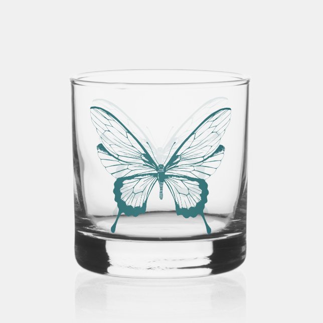 Whiskey Vaso de Whisky Mariposa (Anverso)