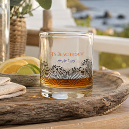 Whiskey Vaso de Whisky Personalizado de Casa de Playa Cost
