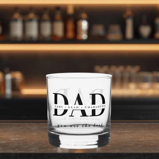 Whiskey Vaso de Whisky Personalizado para PAPÁ Moderno (Subido por el creador)