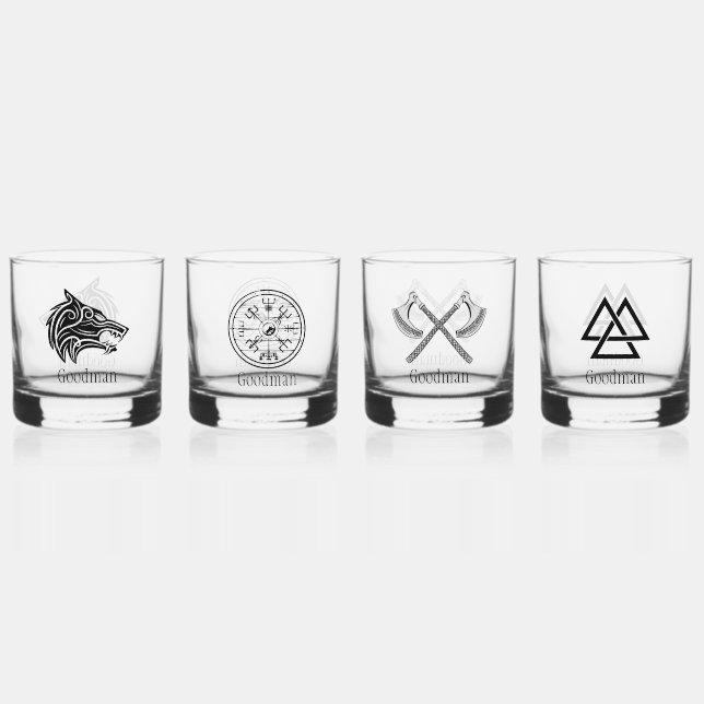 Whiskey Vaso de Whisky Viking (Anverso)