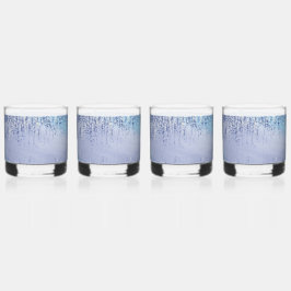 Whiskey Vaso para beber con salpicaduras de pintura abstra