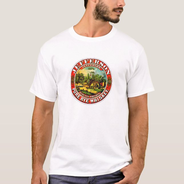 Whisky de Jefferson Rye - camiseta (Anverso)