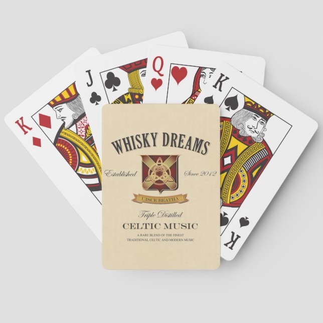 Whisky Dreams Jugando Cartas (Reverso)