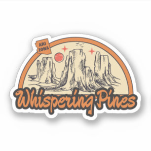 Whispering Pines, Pegatina de Arizona