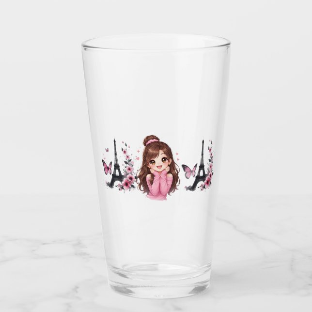 Whispers of Paris Petals Over the Eiffel A Butterf (Anverso)