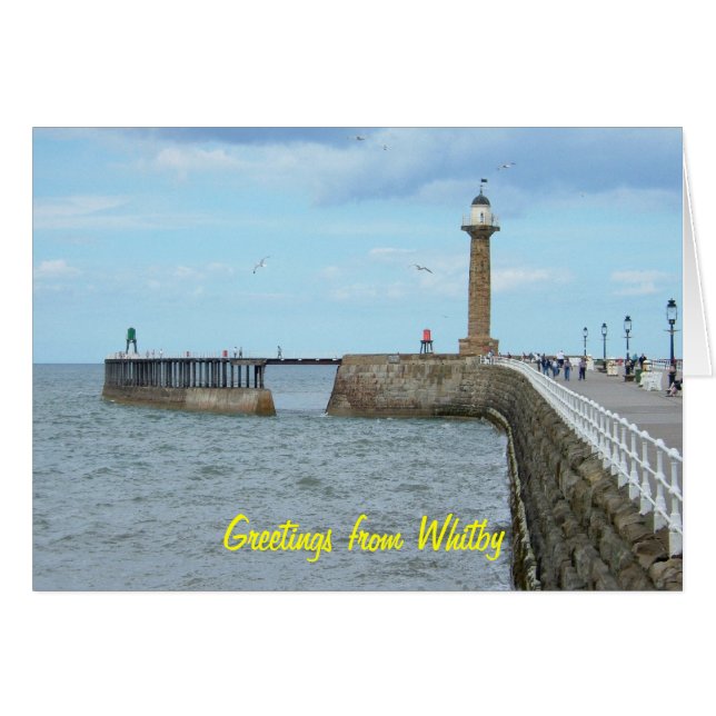 Whitby en North Yorkshire, Inglaterra. (Anverso (Horizontal))