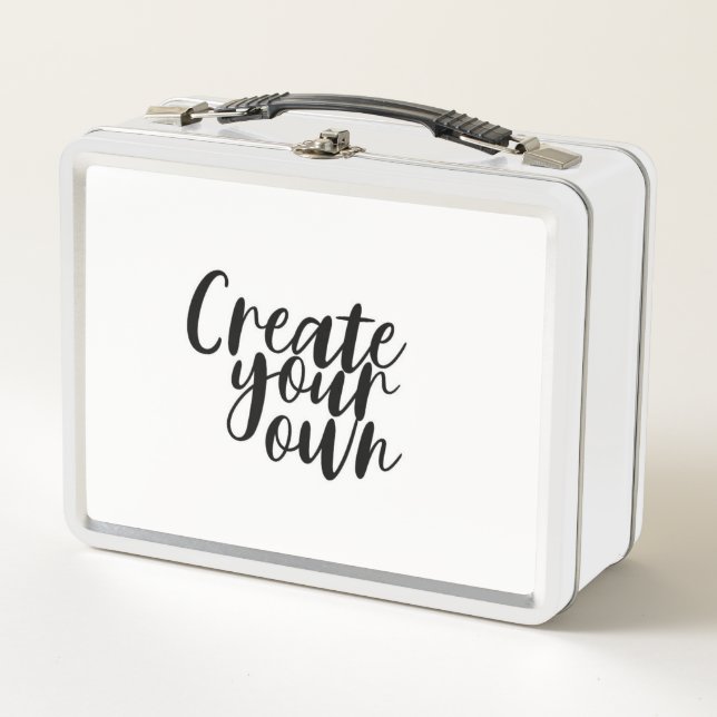 White Create Your Own Lunbox (Anverso)