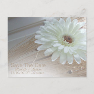 White Daisy Guardar Las Invitaciones Del Boda De F
