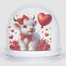 WHITE HIGHLAND COO HEART