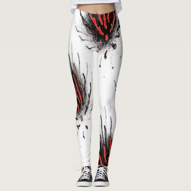 White Lava Flow Leggings (Anverso)