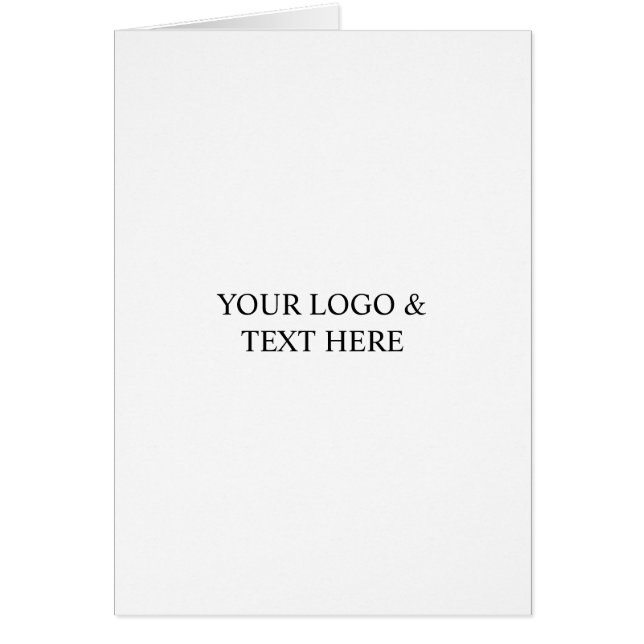 White Personalized – Your Logo & Text Here (Frente)