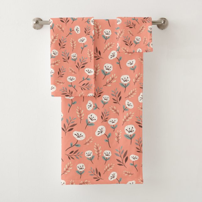 White Poppies on Rich Red Canvas (In situ)