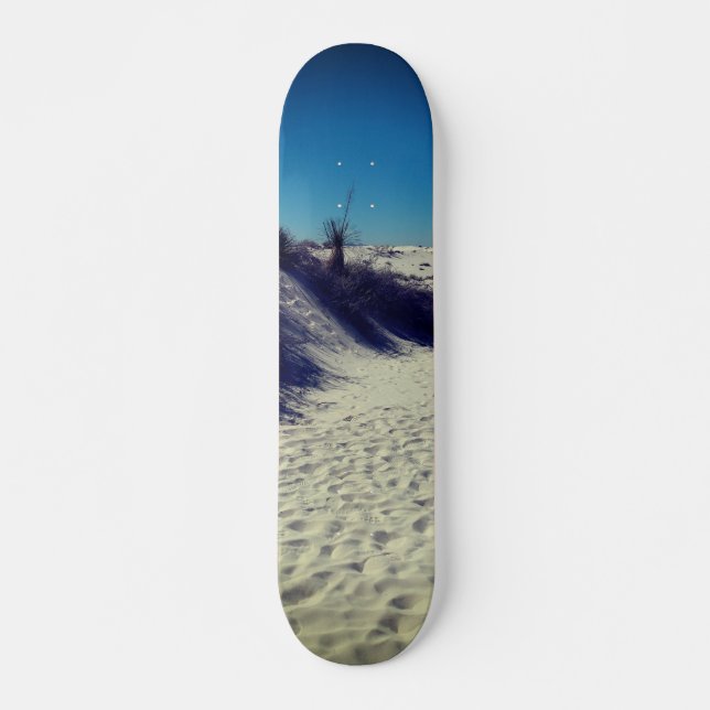 White Sands Footsteps Skateboard (Anverso )