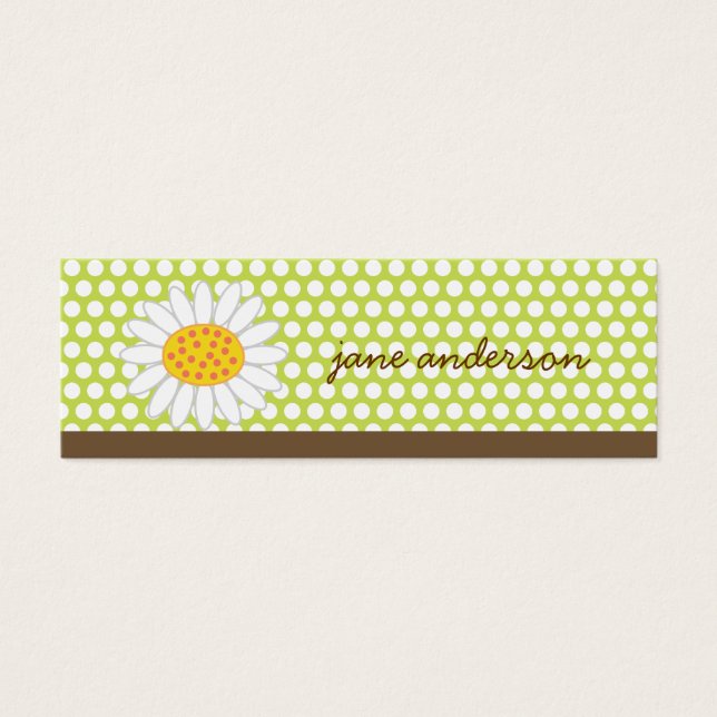 White Summer Daisy Fun Personalizado Gracias Etiqu (Frente)