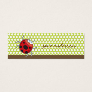 White Summer Daisy + Ladybug Gracias Etiqueta De R