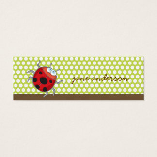 White Summer Daisy + Ladybug Gracias Etiqueta De R