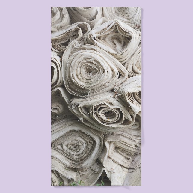 White textile lot (Toalla de baño)