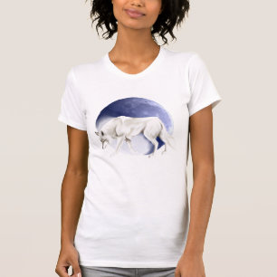 White Wolf con la camiseta de la media luna