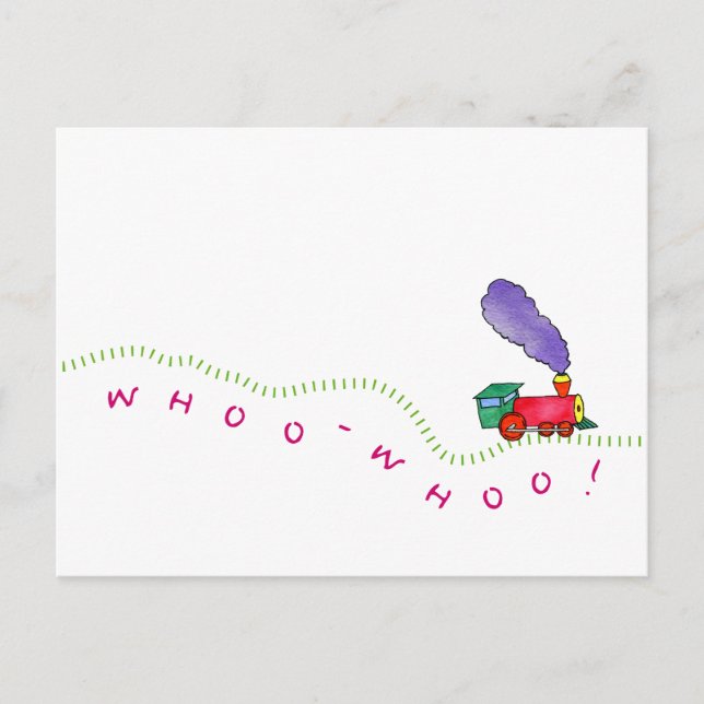 ¡Whoo-Whoo! Postal (Anverso)