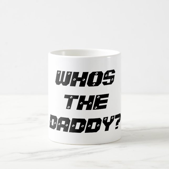 WHOS el PAPÁ - taza de café del té (Centro)