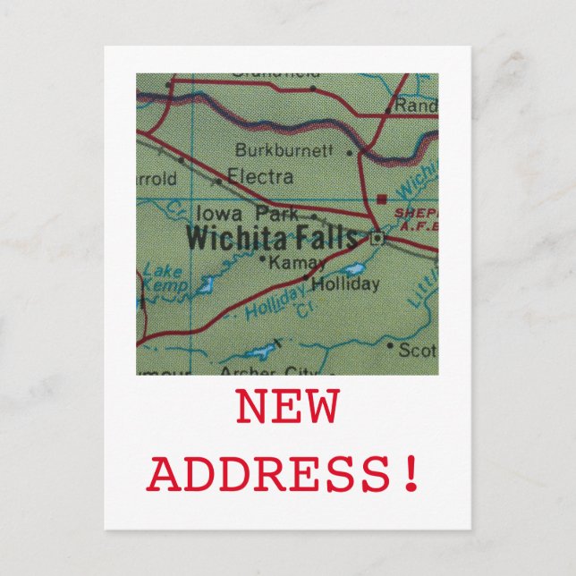 Wichita cae nueva invitación de dirección (Anverso)