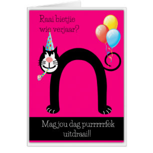 ¿Wie del bietjie de Raai verjaar?
