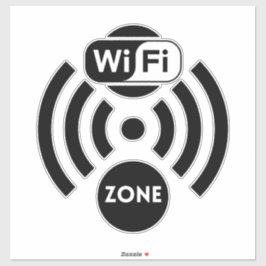 Wifi Business, Pegatina wifi gratuito