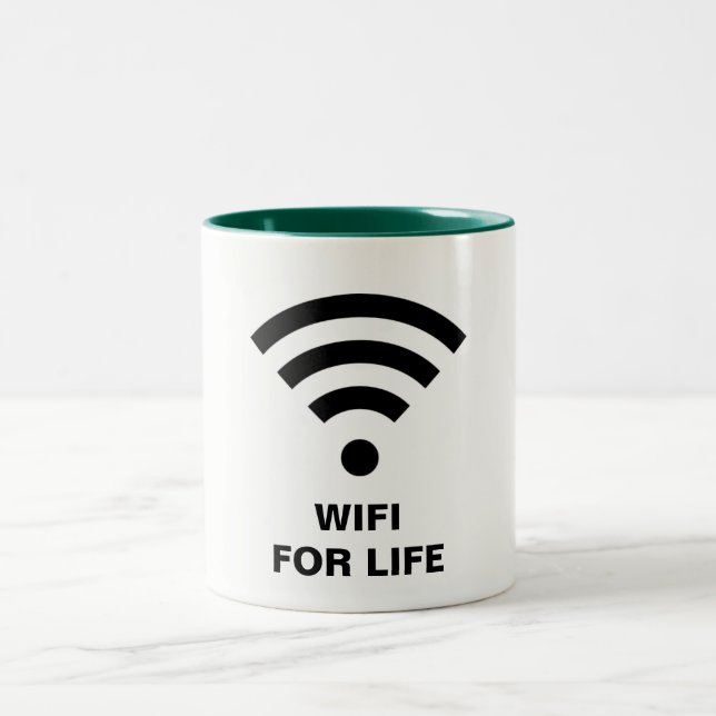 WIFI PARA el verde caqui de la VIDA taza del (Centro)