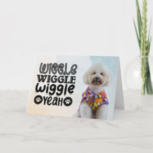 Wiggle Butt... Personalizado tarjeta del día de la