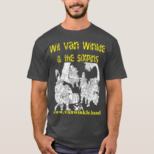 Wil Van Winkle y la camiseta de los Sixpins Hudson (Anverso)