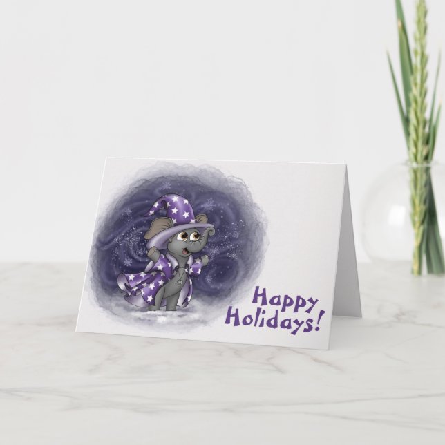 Wilbur de metáfora en tarjeta de vacaciones de inv (Anverso)