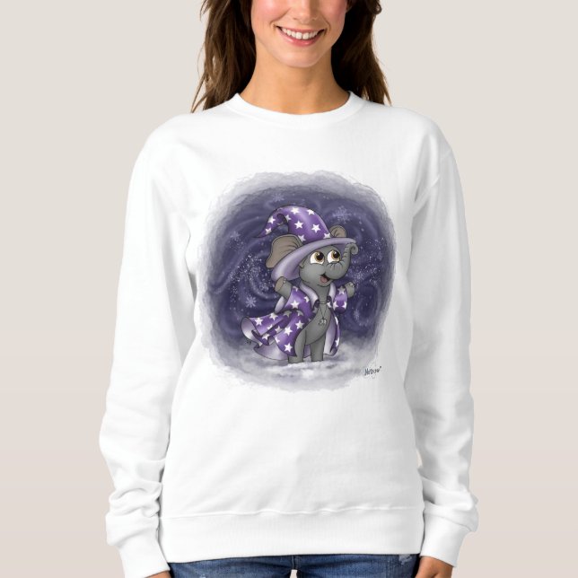 Wilbur de metal en sudadera femenina de invierno (Anverso)