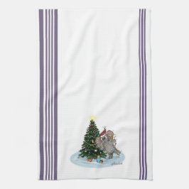 Wilbur de metal en toalla de cocina ligera