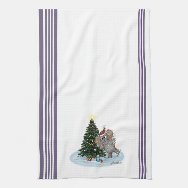 Wilbur de metal en toalla de cocina ligera (Vertical)