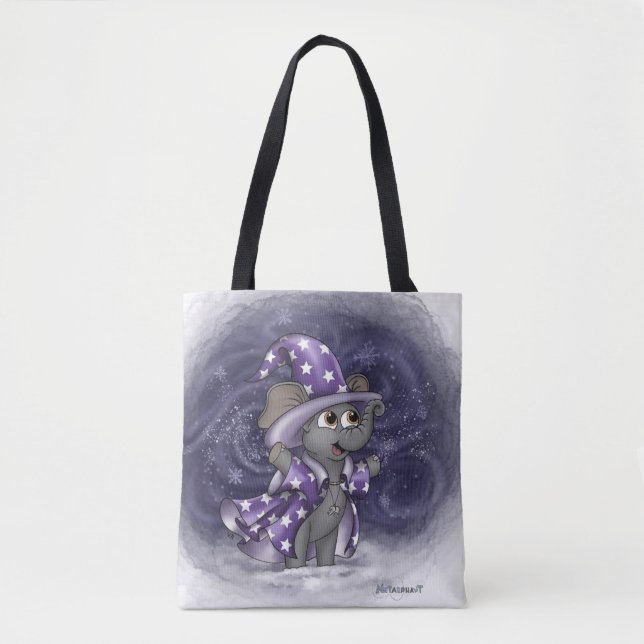 Wilbur metálico en Tote invernal o bolsa cruzada (Anverso)